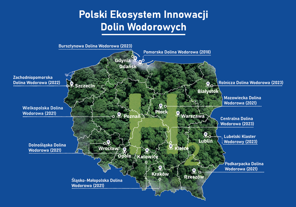 Mapa Doliny Wodorowe PL